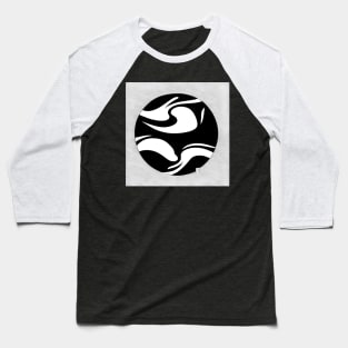 Wind and waves merge. Baseball T-Shirt